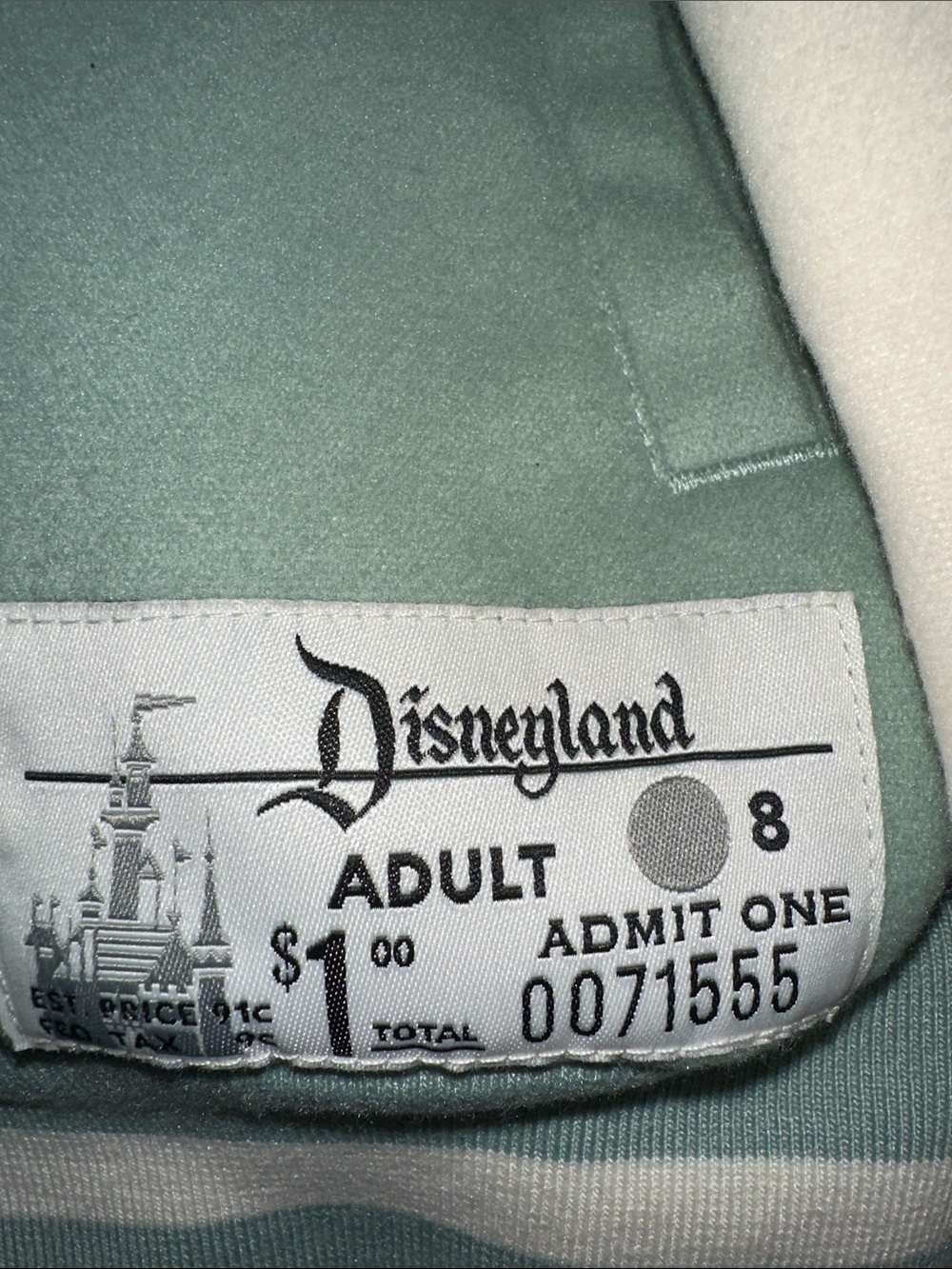 Disney x Her Universe Mint Green & White Marquee Varsity Jacket - adult - Picture 4 of 8